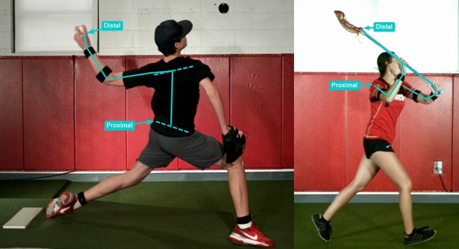Examples of summation of speed using baseball pitcher and lacrosse player 